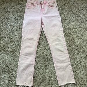 Zara Pink Skinny Jeans Fashion-Forward Denim